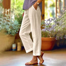 Calça em Linho Amaro