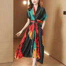 Vestido em Seda Ryad®