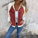 Jaqueta em Suede e Jeans Zairan®