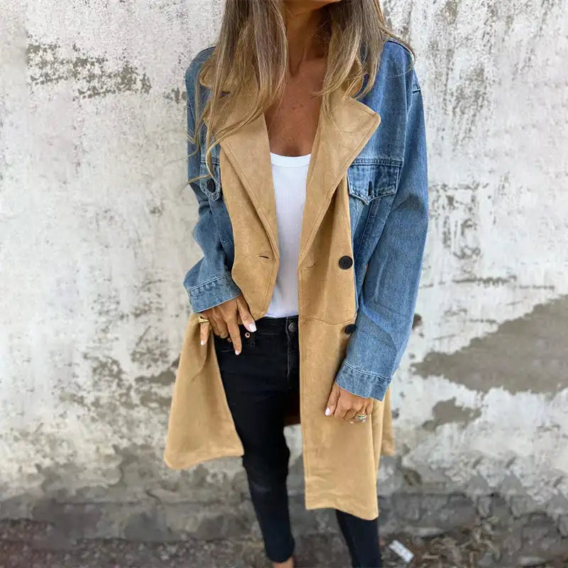 Casaco DualStylist® Mix Jeans e Suede