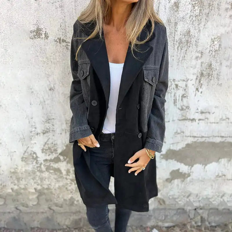 Casaco DualStylist® Mix Jeans e Suede