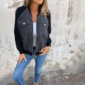Jaqueta em Suede e Jeans Zairan®