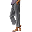 Calça em Linho Amaro