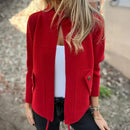 Jaqueta Casual Elegance Com Ziper e Gola Alta