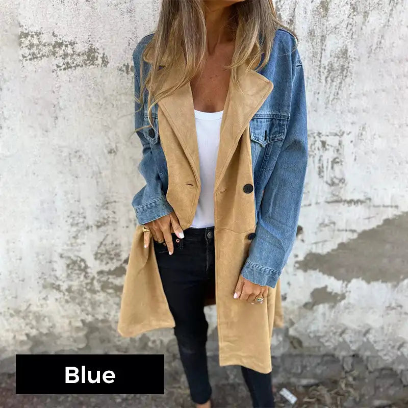 Casaco DualStylist® Mix Jeans e Suede