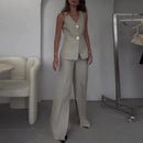 Conjunto Marisie Alfaiataria Algodão Egipcio e Elastano