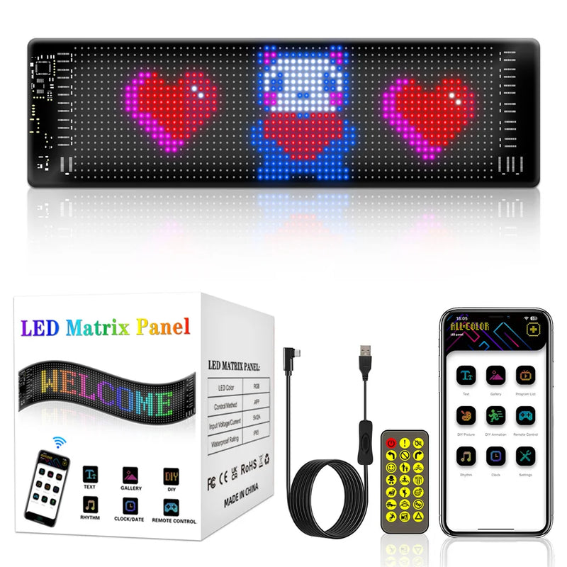 Placa de Led Animada Para Veículos (milhares de opções)