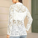 Blazer com Lapela em Renda Sion®