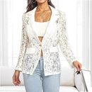 Blazer com Lapela em Renda Sion®