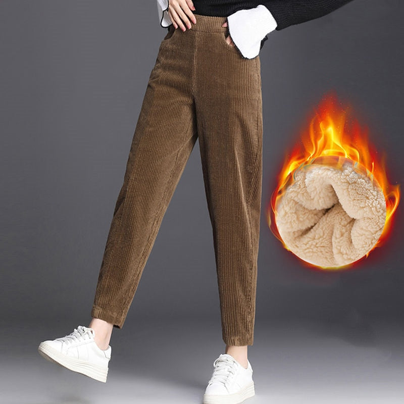 Calça Casual Forrada - Vintage