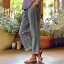 Calça em Linho Amaro