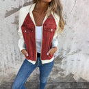 Jaqueta em Suede e Jeans Zairan®