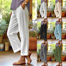 Calça em Linho Amaro
