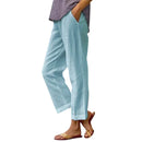 Calça em Linho Amaro