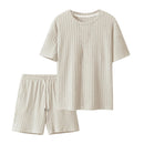 Conjunto de Verão em Linho (Camiseta + Short)