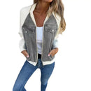 Jaqueta em Suede e Jeans Zairan®