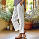 Calça em Linho Amaro