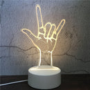 Abajur Led Holograma 3D Ilusion